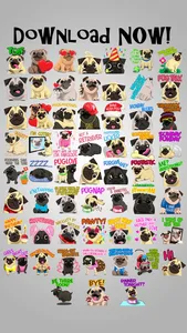 Pug Dog Emoji Stickers screenshot 4