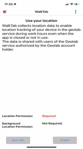 WalkTab for Geotab screenshot 0