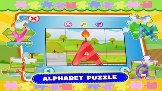 ABC Jigsaw Puzzle Book Apps screenshot 0