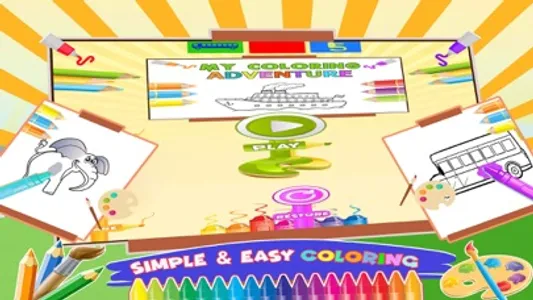 Coloring Book Fun Doodle Games screenshot 4