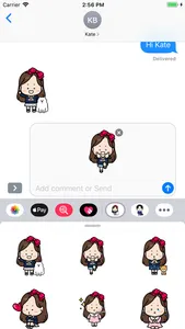 iSticker PiPi Girl screenshot 2