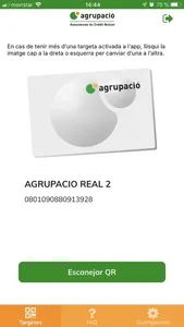 Tarjeta Virtual Agrupació screenshot 1