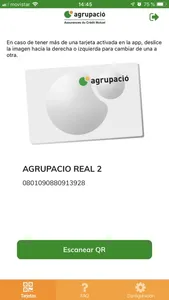 Tarjeta Virtual Agrupació screenshot 2