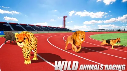 Crazy Wild Animal Racing Game screenshot 2