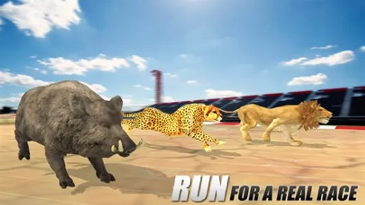 Crazy Wild Animal Racing Game screenshot 4