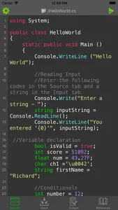 C# Programming Compiler screenshot 0