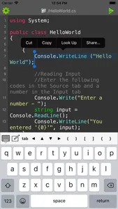 C# Programming Compiler screenshot 2