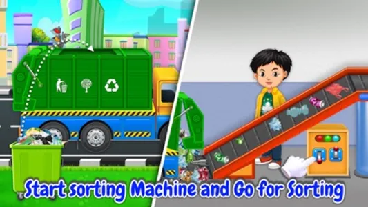 Garbage Truck & Recycling Game screenshot 0