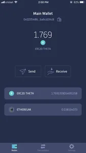 Theta Wallet screenshot 0