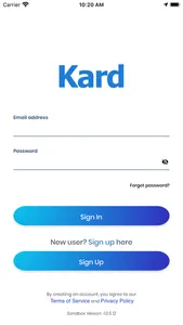 Kard-App screenshot 1