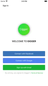 Gigger screenshot 1