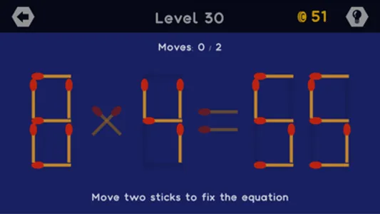 Math Sticks - Puzzle Game screenshot 2