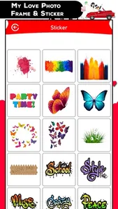 My Love Photo Frame - Sticker screenshot 1