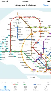 SG MRT Map screenshot 0