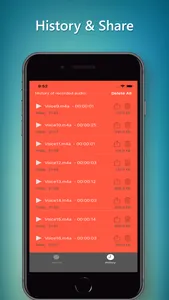 Voice Recorder HD! screenshot 2