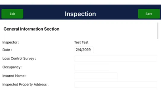 RAM Loss Control Form screenshot 1