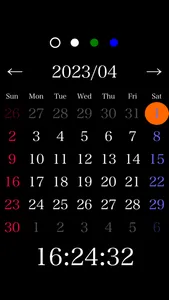 Calendar Clock screenshot 0