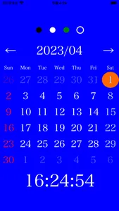 Calendar Clock screenshot 3