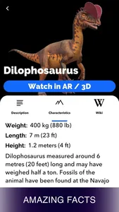 Dinosaur World Alive AR: Facts screenshot 5