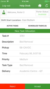 HelpDesk - Porter Tracking screenshot 0