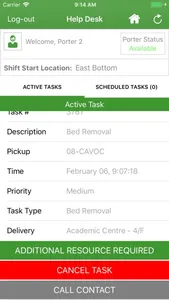 HelpDesk - Porter Tracking screenshot 2