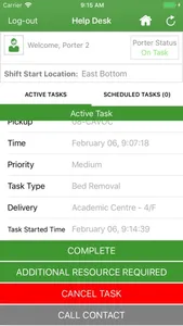 HelpDesk - Porter Tracking screenshot 3