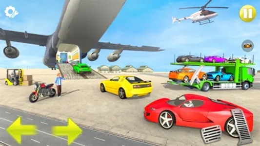 Robot Car Transporter Airplane screenshot 0