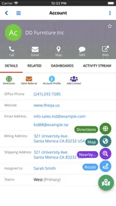 wMobile for SugarCRM screenshot 0