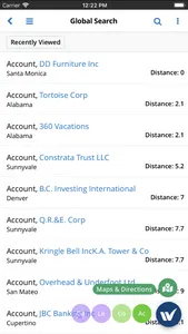 wMobile for SugarCRM screenshot 1