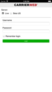 CarrierWeb screenshot 0