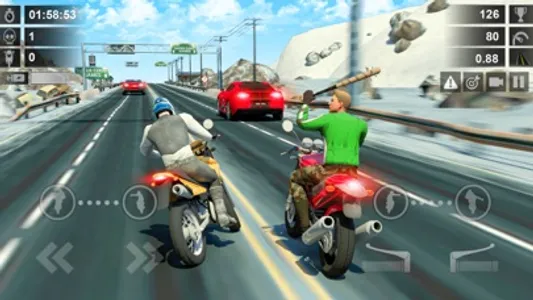 Road Rush - Street Bikes Race screenshot 2