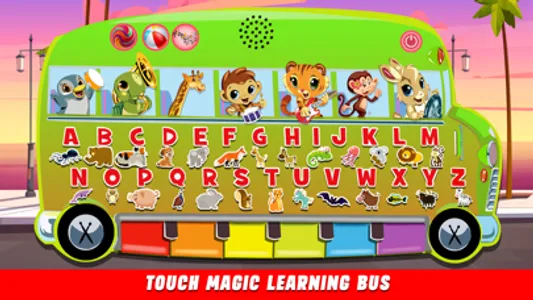 Touch Magic Learning Bus A B C screenshot 1