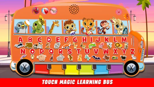 Touch Magic Learning Bus A B C screenshot 2