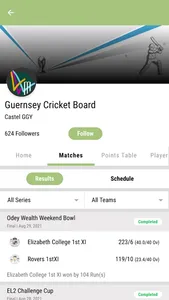 Guernsey Cricket Board screenshot 3