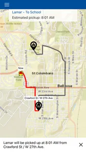 REI Bus Tracker screenshot 2