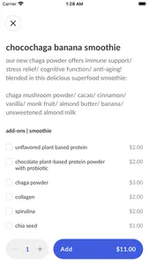 Thrive Juicery screenshot 3