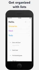 Todou: To-do lists and tasks screenshot 0