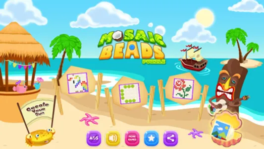 Mosaic Beads Puzzle screenshot 0