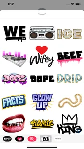 WE tv Hip Hop Stickers screenshot 2