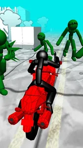 Stickman Zombie: Bike Racing screenshot 0