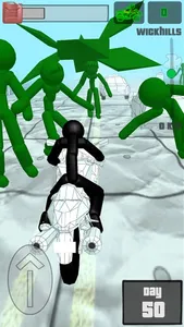 Stickman Zombie: Bike Racing screenshot 3