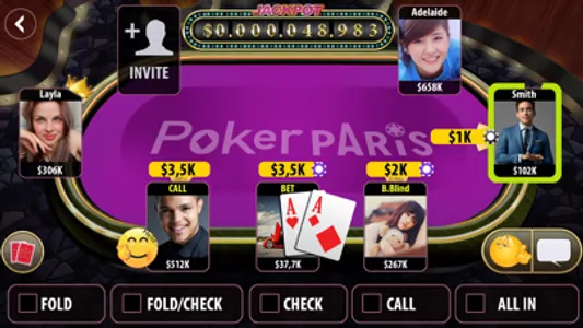 Poker Paris: danh bai online screenshot 0