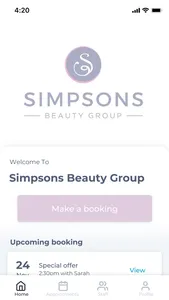 Simpsons Beauty Group screenshot 0