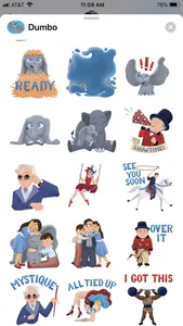 Disney Stickers: Dumbo screenshot 2