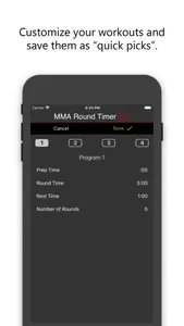 MMA Round Timer Pro screenshot 1