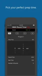 MMA Round Timer Pro screenshot 2