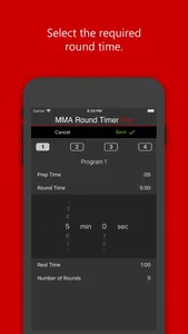 MMA Round Timer Pro screenshot 3