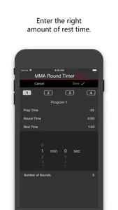 MMA Round Timer Pro screenshot 4