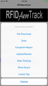 RFIDAeroTrack screenshot 1