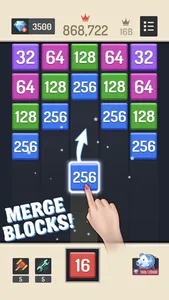 Merge Block - Number Puzzle screenshot 1